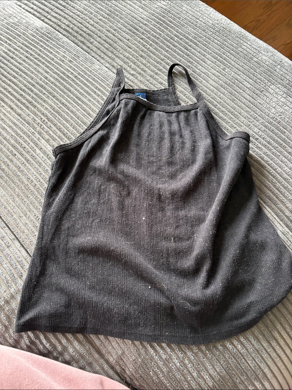 Old Navy Black Ribbed Camisole Tank